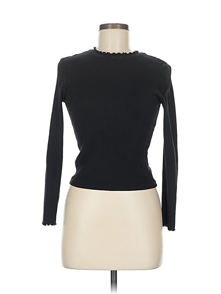 Pre-owned New Look Long Sleeve T-shirt In Black