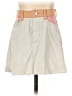 Bershka Tan Denim Skirt Size 00 - photo 1