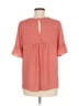 Assorted Brands 100% Polyester Red Short Sleeve Blouse Size M - photo 2