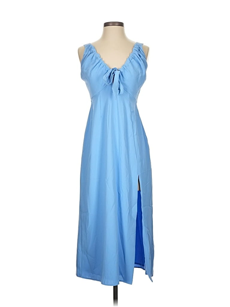 Pre-owned Abercrombie & Fitch Casual Dress In Blue