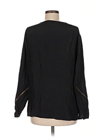 Nanette Lepore Long Sleeve Silk Top (view 2)