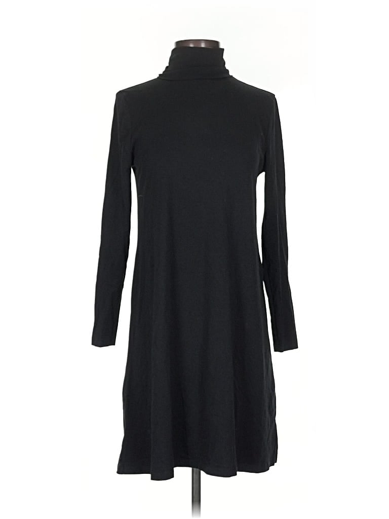 Pre-owned Vila Casual Dress In Black