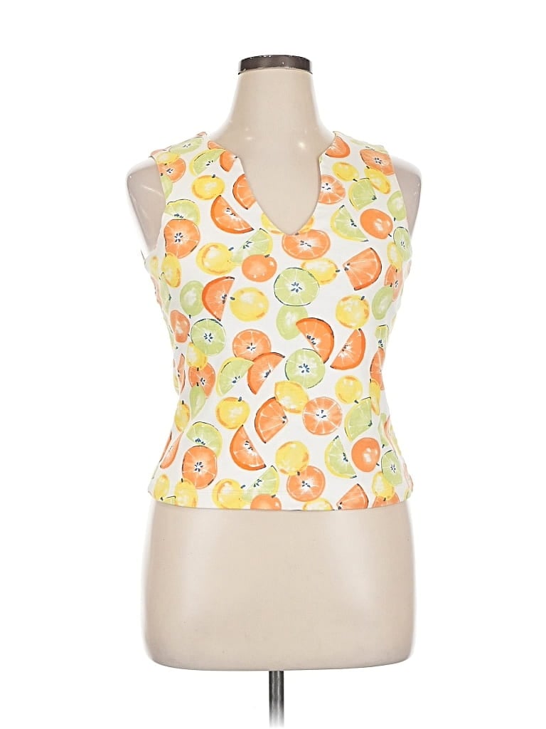 Pre-owned Xhilaration Sleeveless Blouse In Orange