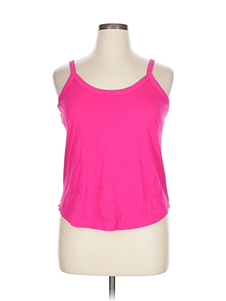 Pre-owned Ann Taylor Loft Tank Top Pink Halter Neckline Tops