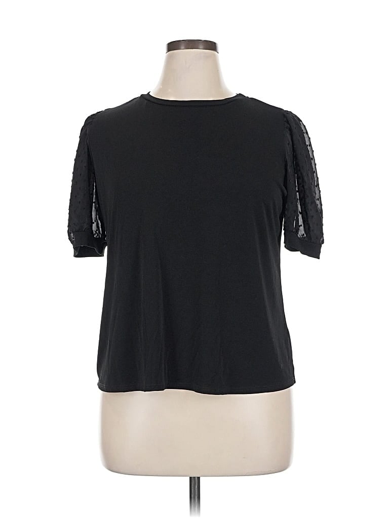 Pre-owned Cece Short Sleeve T-shirt In Black