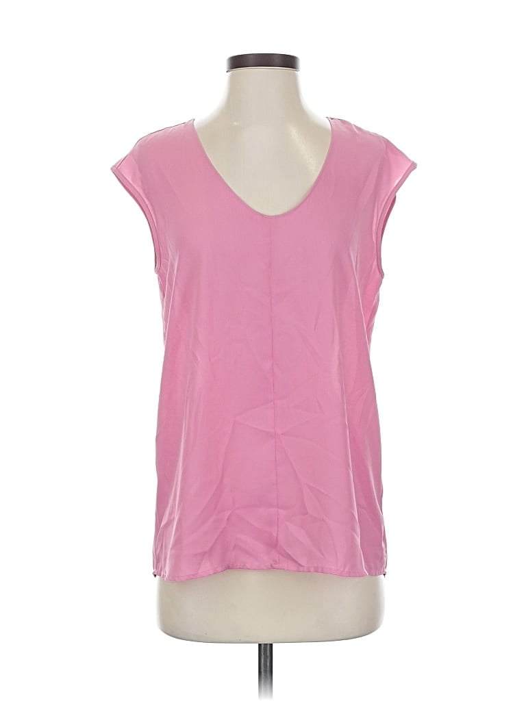 Pre-owned J.crew Mercantile Short Sleeve Top Pink Scoop Neck Tops