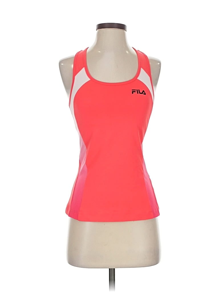 Pre-owned Fila Sport Active Tank Top In Red