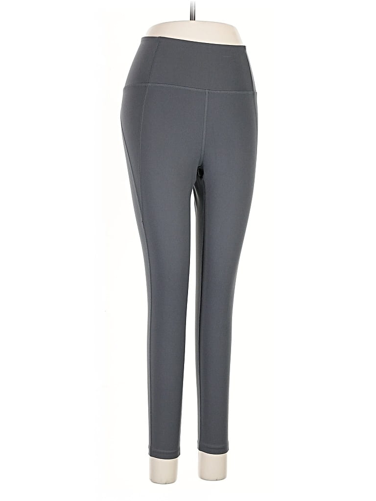 Pre-owned Girlfriend Collective Active Pants In Gray