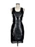 Max Studio Specialty Products Metallic Silver Black Cocktail Dress Size M - photo 1