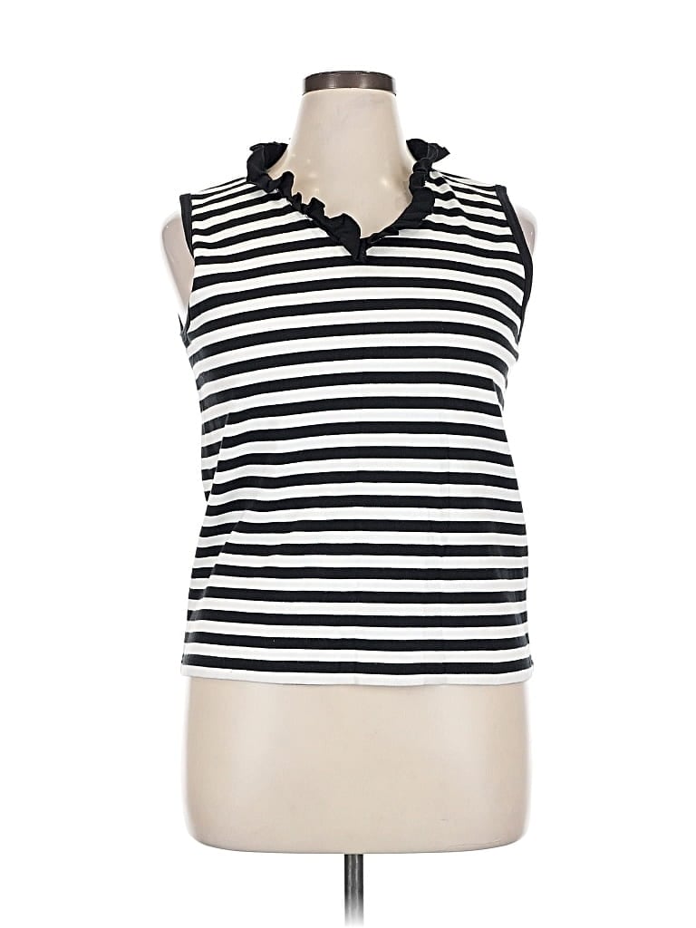 Pre-owned Dressbarn Sleeveless T-shirt In White