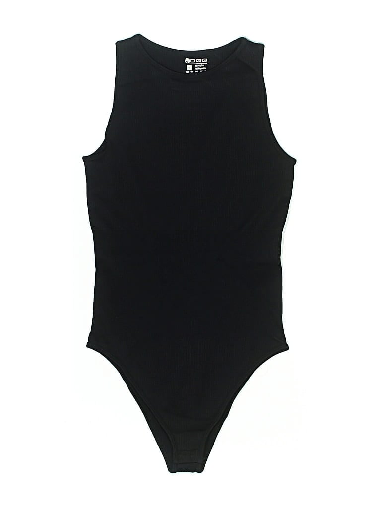 Pre-owned Oqq Bodysuit In Black