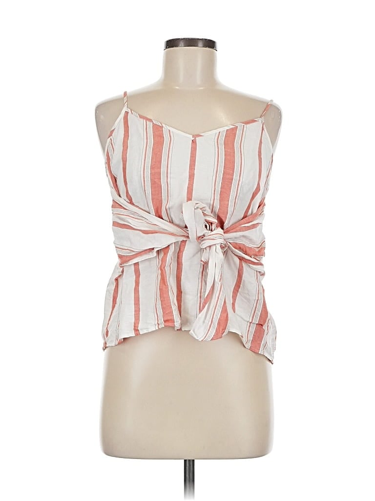 EXPRESS Pre-owned Tank Top Orange Strapless Neckline Tops