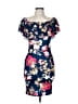 Unbranded Floral Blue Cocktail Dress Size 6 - photo 1