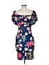 Unbranded Floral Blue Cocktail Dress Size 6 - photo 2