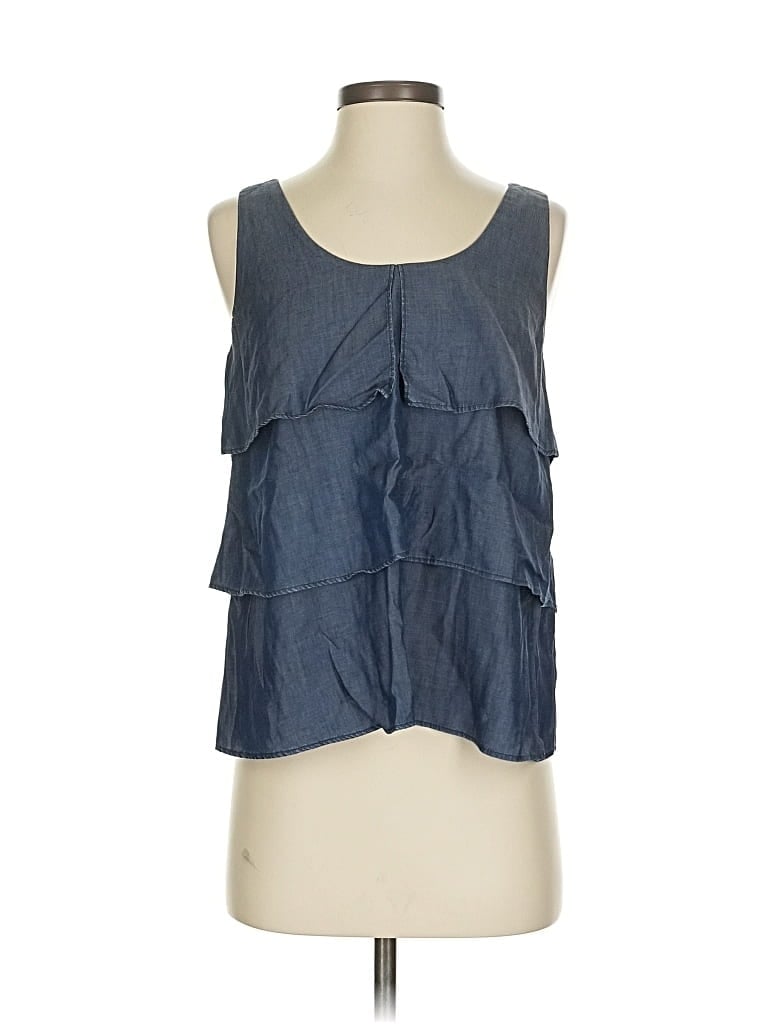 BANANA REPUBLIC Pre-owned Sleeveless Blouse In Blue