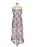 No Boundaries 100% Polyester Paisley Gray Blue Casual Dress Size XL - photo 1