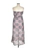 No Boundaries 100% Polyester Paisley Gray Blue Casual Dress Size XL - photo 2