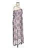 No Boundaries 100% Polyester Paisley Gray Blue Casual Dress Size XL - photo 4
