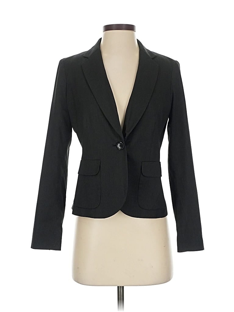 Pre-owned Banana Republic Factory Store Blazer Jacket In Black