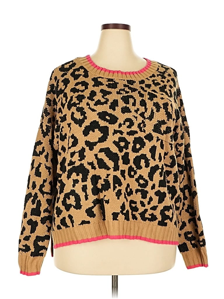 Pre-owned Arizona Jean Company Pullover Sweater In Gold