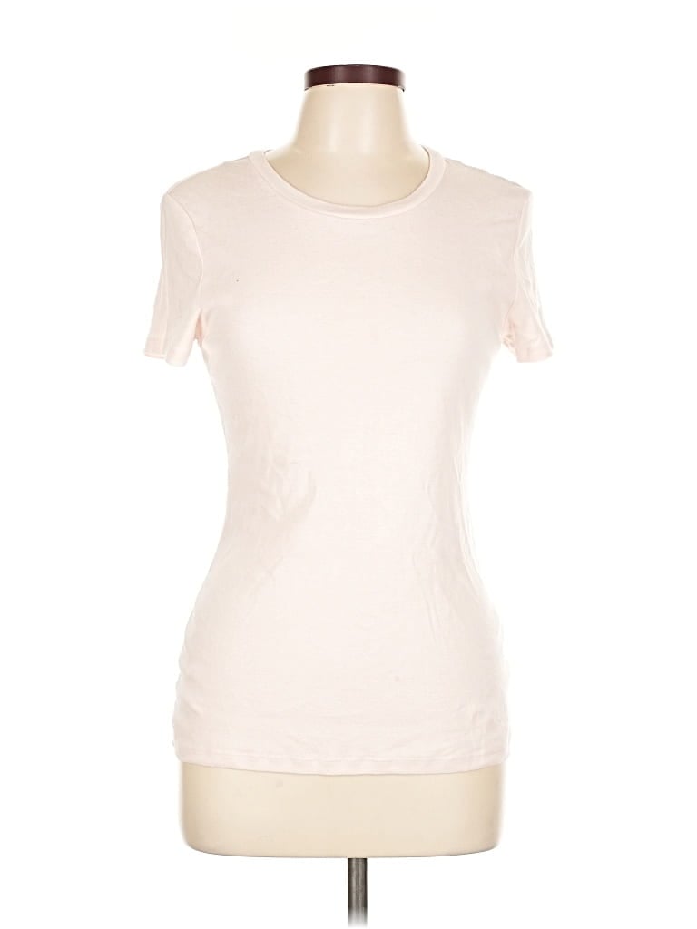 Pre-owned Old Navy Short Sleeve T-shirt In White