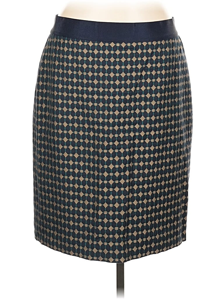 Pre-owned Ann Taylor Formal Skirt In Blue