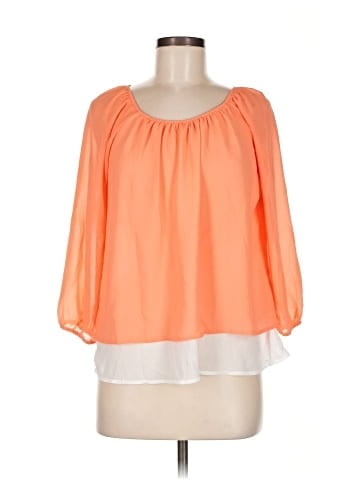 My Michelle 3/4 Sleeve Blouse (view 1)