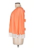 My Michelle 100% Polyester Orange 3/4 Sleeve Blouse Size M - photo 5