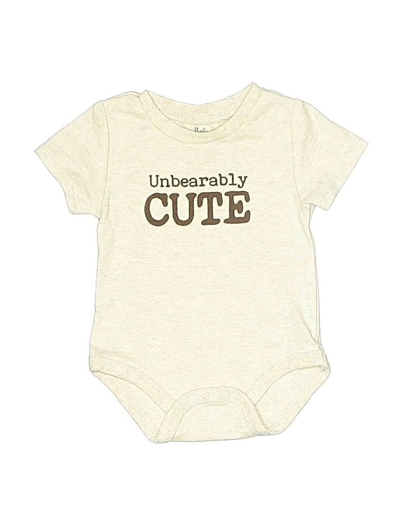 Click to view more detailed imagery on our partner's website Pre-owned Baby Essentials Babies' Short Sleeve Onesie In White