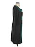 Kasper Color Block Teal Cocktail Dress Size 4 - photo 4