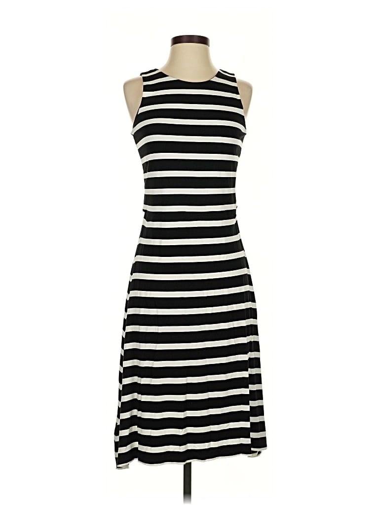 Pre-owned Ann Taylor Factory Casual Dress In Black