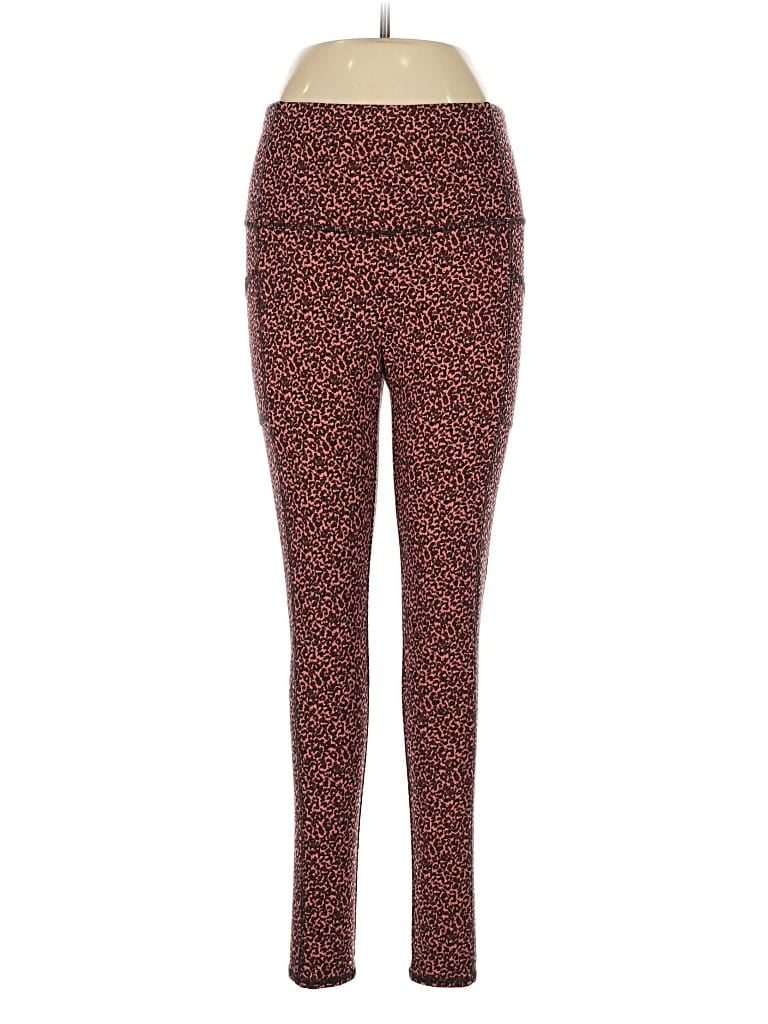 Pre-owned Zenergy By Chico's Active Pants In Red