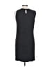 Joan Vass Tweed Gray Brown Cocktail Dress Size 10 - photo 2