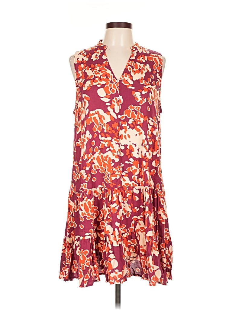 Pre-owned Nine West Casual Dress In Burgundy