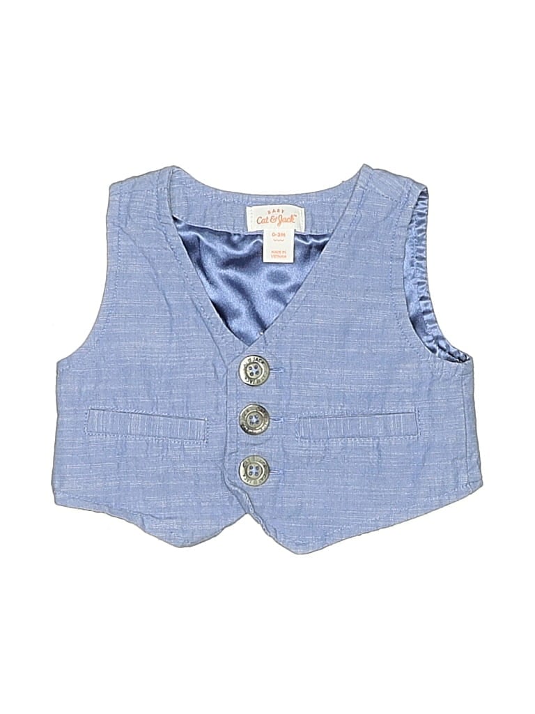 Pre-owned Cat & Jack Babies' Vest In Blue