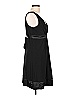 DressBarn Solid Black Cocktail Dress Size 10 - photo 4
