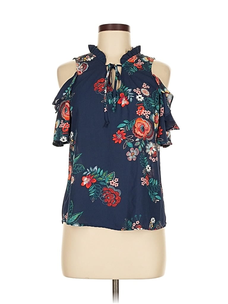 Pre-owned Meraki Sleeveless Blouse In Blue