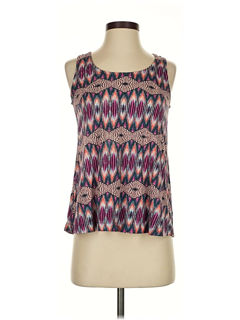 Pre-owned Xhilaration Sleeveless Blouse In Purple