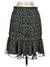 Veronica Beard 100% Polyester Paisley Green Black Casual Skirt Size 2 - photo 2