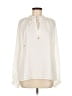 DKNY 100% Polyester Ivory Long Sleeve Blouse Size M - photo 1