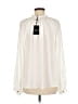 DKNY 100% Polyester Ivory Long Sleeve Blouse Size M - photo 2