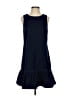 J.Crew 100% Polyester Solid Blue Casual Dress Size 2 - photo 1