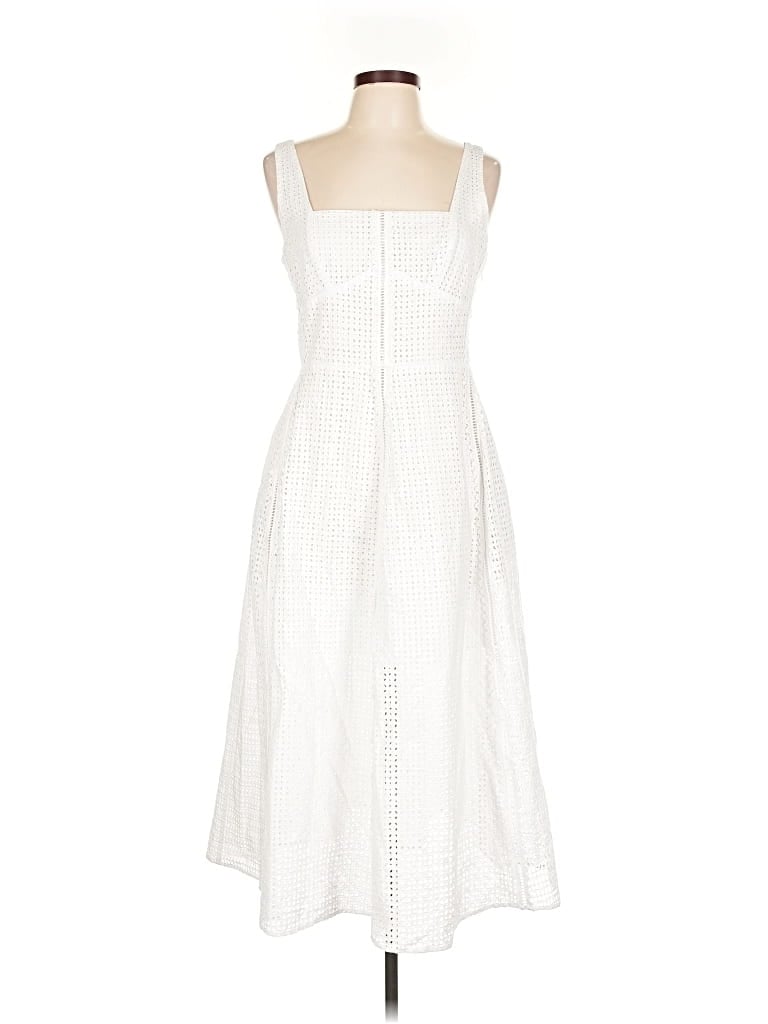 Pre-owned La Ligne Casual Dress In White