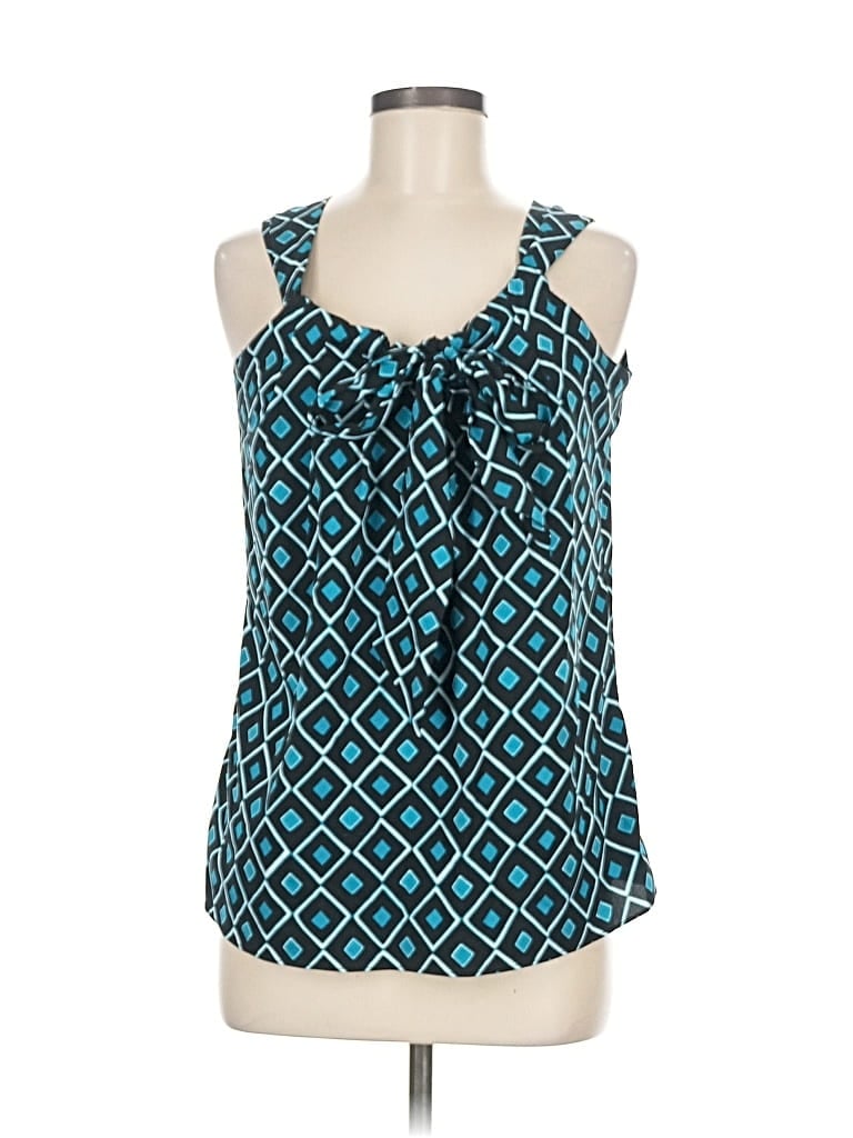 Pre-owned Banana Republic Factory Store Sleeveless Blouse In Blue