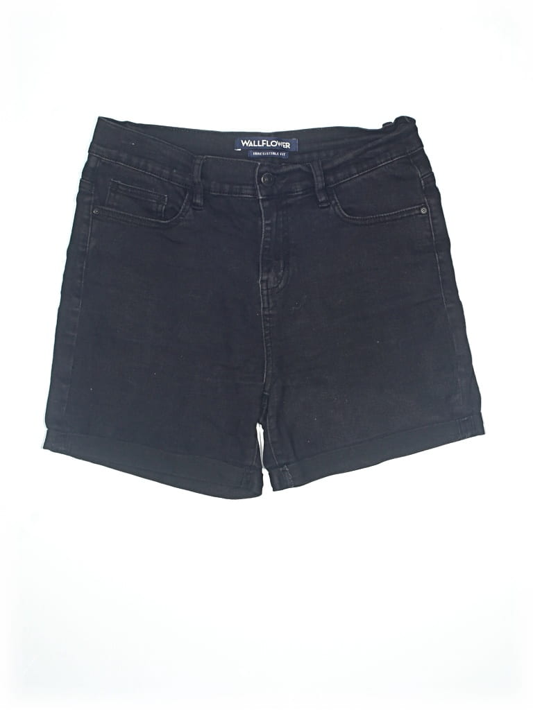 Pre-owned Wallflower Denim Shorts In Black