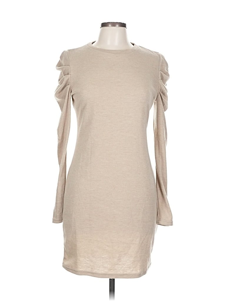 Pre-owned Shein Casual Dress In Brown