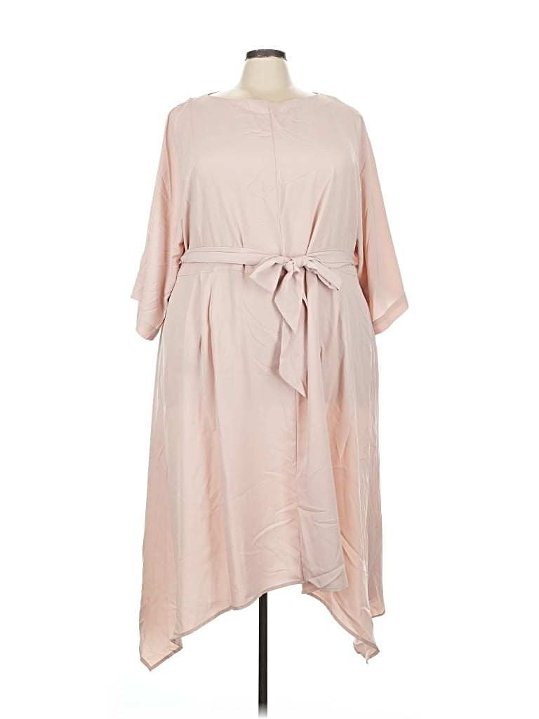 Pre-owned Prolōgue Casual Dress In Brown