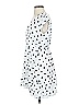 J.Crew Polka Dots White Casual Dress Size 4 - photo 5