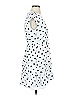 J.Crew Polka Dots White Casual Dress Size 4 - photo 4