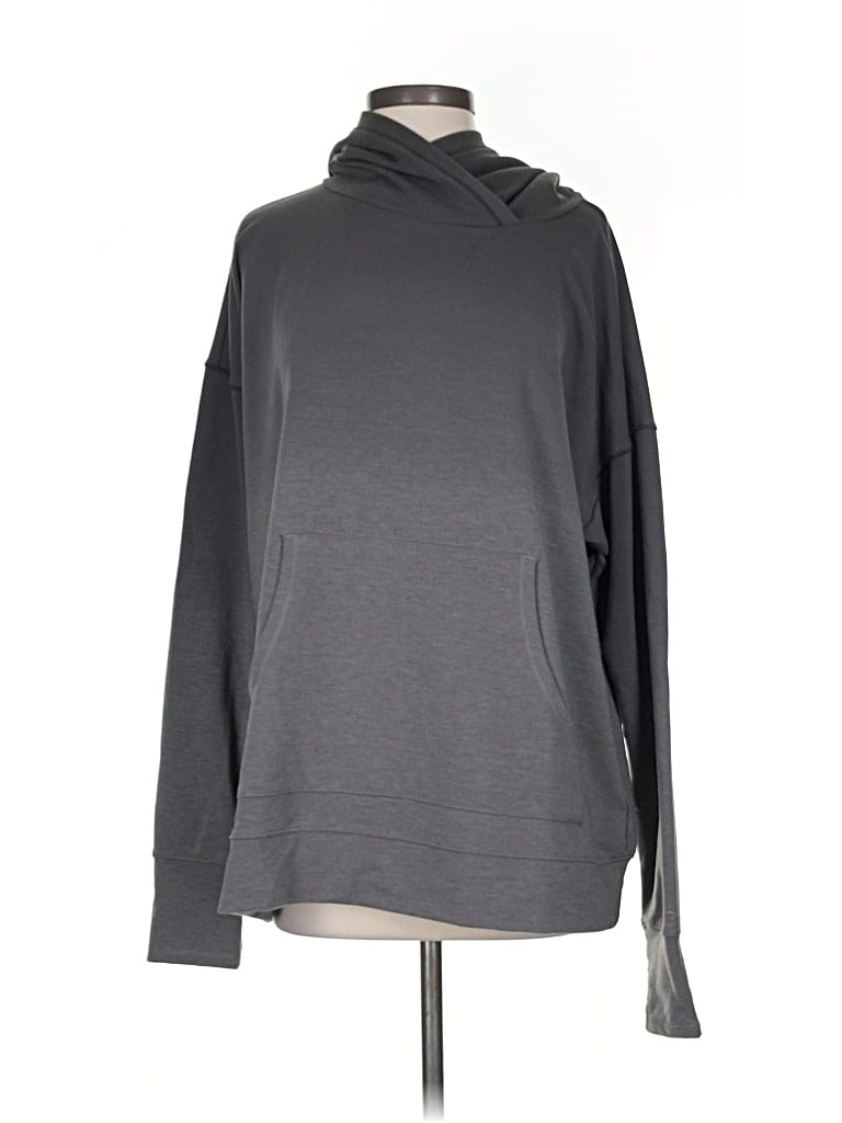 Pre-owned Calia By Carrie Underwood Pullover Hoodie In Gray